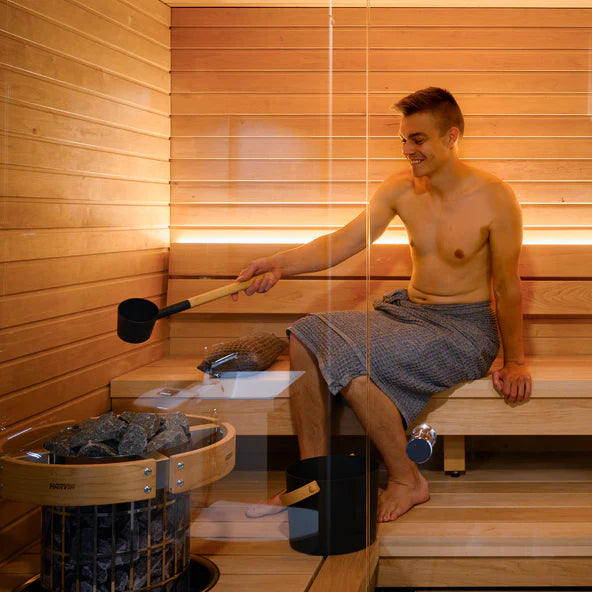 Harvia Cilindro PC80E Sauna Heater Package