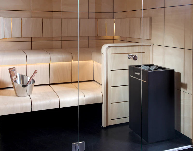 Harvia Virta Combi HL8U1SA Steamer & Electric Sauna Heater Package