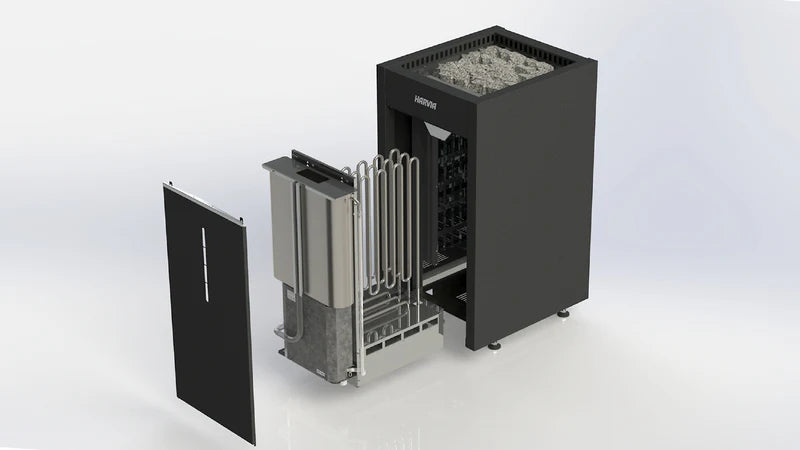 Harvia Virta Combi HL90SA Steamer & Electric Sauna Heater Package