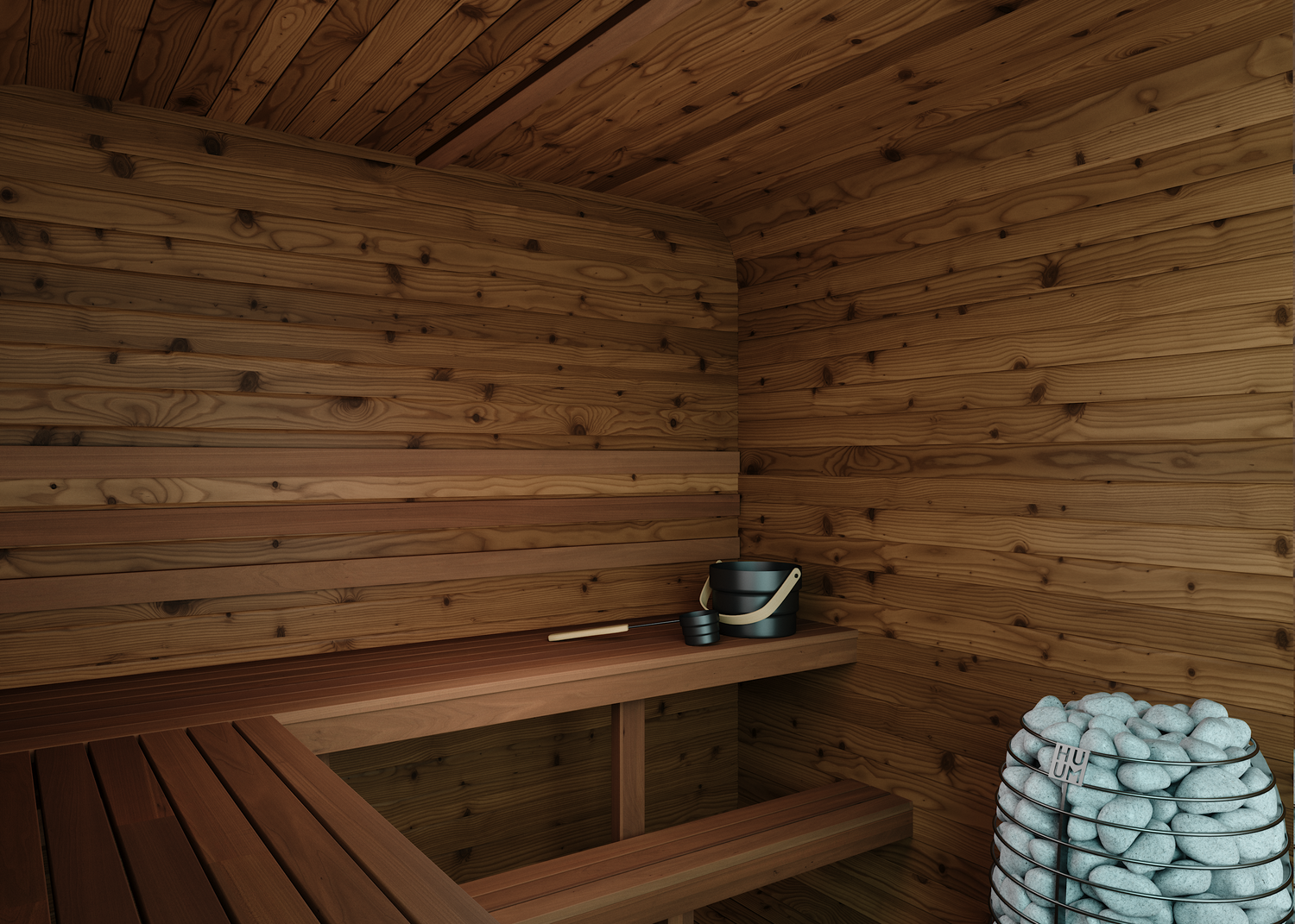 Thermory 6 Person Large Cube Sauna