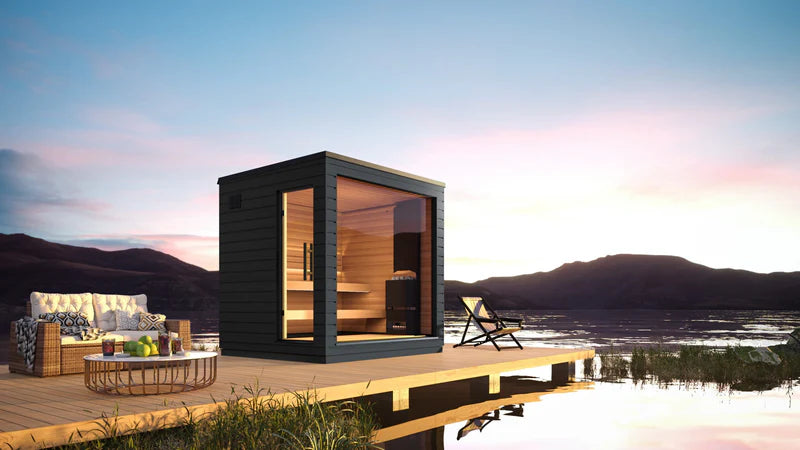 SaunaLife Model G6 Pre-Assembled Outdoor Home Sauna