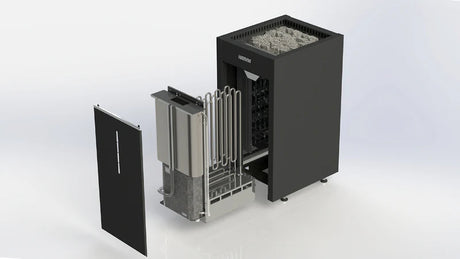 Harvia Virta Combi HL60SA Steamer & Electric Sauna Heater Package