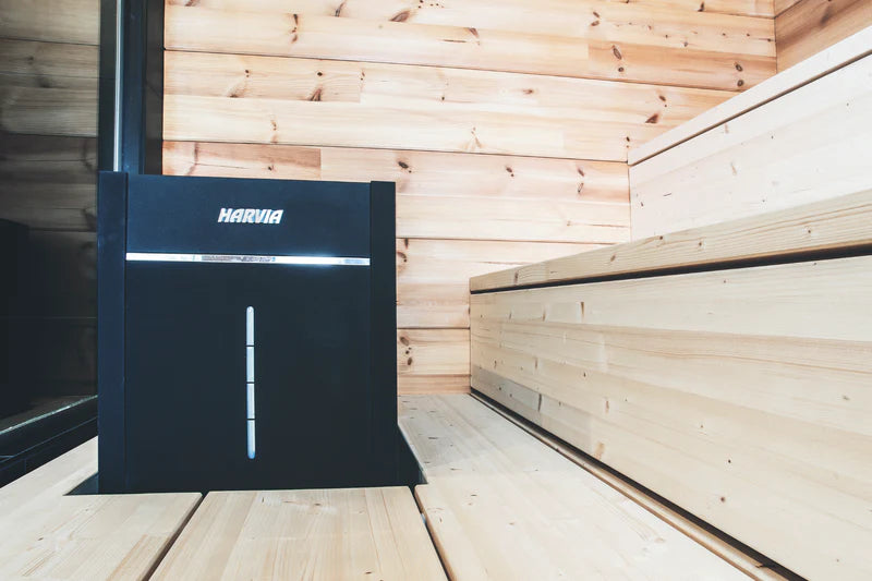 Harvia Virta Combi HL60SA Steamer & Electric Sauna Heater Package