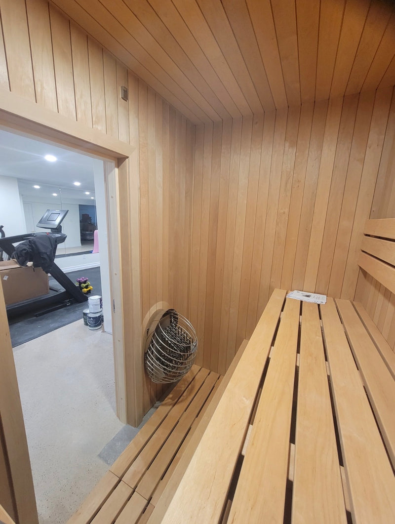 Alder 5x7 custom sauna