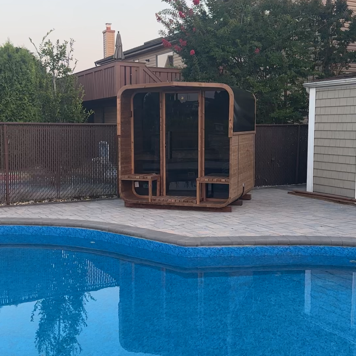 Thermory 4 Person Medium Cube Sauna