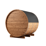 Thermory 4 Person Large Barrel Sauna (With Porch)