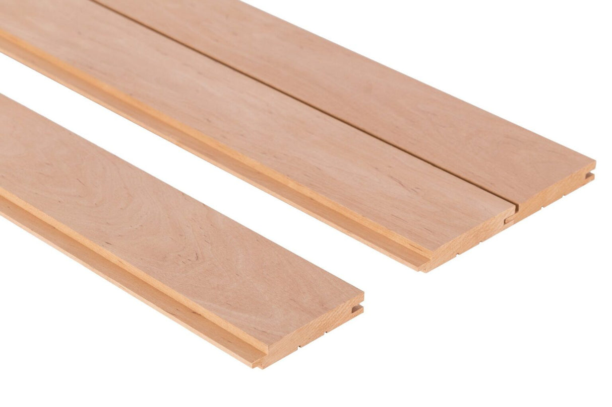 Natural Alder Sauna 1X5 Wall Paneling