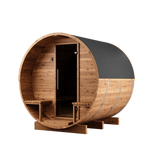 Thermory 4 Person Large Barrel Sauna (With Porch)