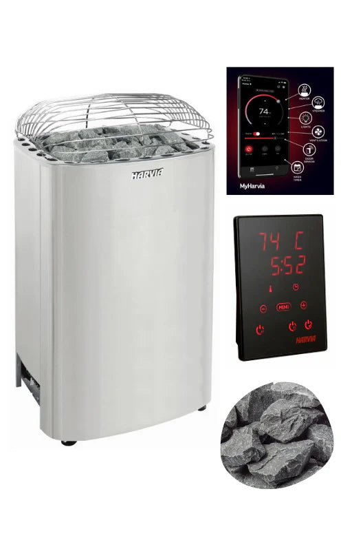Harvia Club K10G Electric Sauna Heater Package